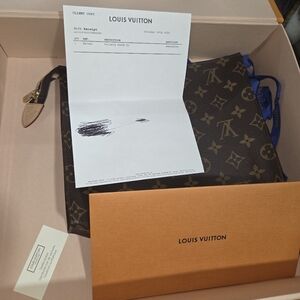 Louis Vuitton Brown Pouch ( Toiletry Bag)